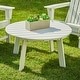 preview thumbnail 8 of 52, Elm Plus Outdoor Patio HDPE Round Coffee Table Side End Table
