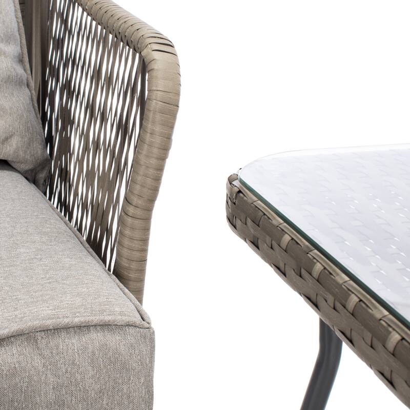 SAFAVIEH Outdoor Living Narda 5-piece Lounger Set - 26"W x 29"D x 32"H