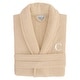 preview thumbnail 35 of 77, Authentic Hotel Spa Unisex Turkish Cotton Terry Cloth Bath Robe with single letter White Bookman Monogram. L/XL - C