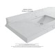 preview thumbnail 41 of 128, Willow Collections 36 in x 22 Aberdeen Freestanding Left Offset Sink Bathroom Vanity with Quartz or Marble Countertop