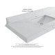 preview thumbnail 85 of 128, Willow Collections 36 in x 22 Aberdeen Freestanding Left Offset Sink Bathroom Vanity with Quartz or Marble Countertop