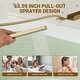 preview thumbnail 6 of 23, Bathtub Filler Faucet with Sprayer, Double-Handle Deck-Mount Roman Tub Faucet with Handshower, Pressure Balanced Valve Included