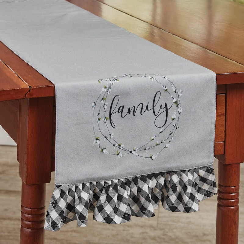 Park Designs Bouquet Of Grace Table Runner 13" X 54" - 13" X 54"