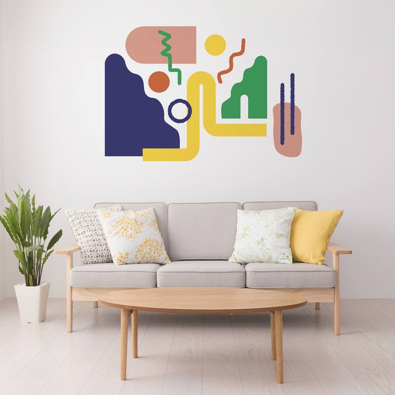 Very Gay Paint Fun Haus Modular Mural Peel and Stick Wall Decals