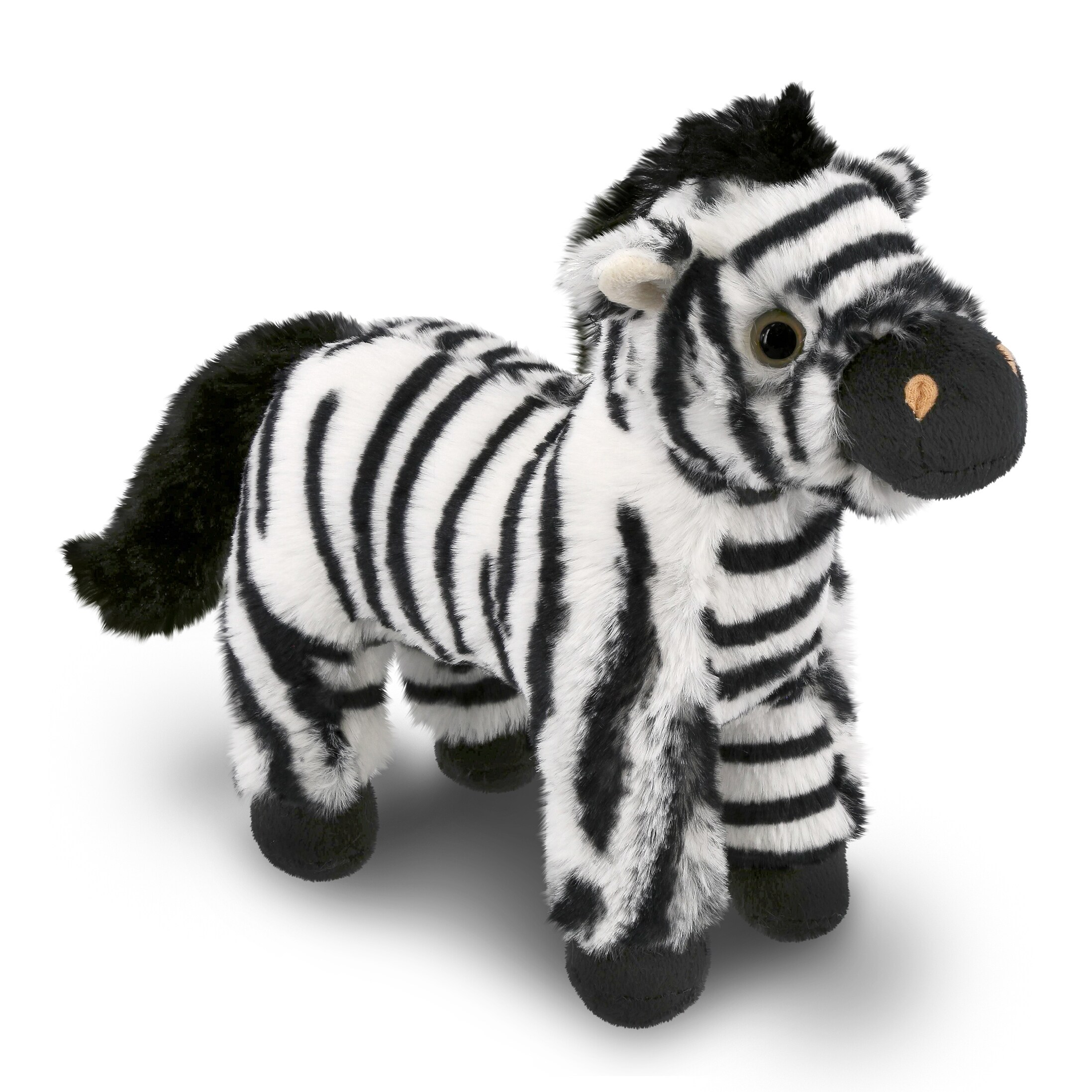 DolliBu Plush Zebra Stuffed Animal - Soft Huggable - 9 Inch