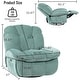 preview thumbnail 20 of 23, XINMICS Swivel Power Recliner Chair, Massage Rocker Recliners with Heated ,USB, USB-C and Side Pocket