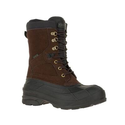Kamik Mens Nation Plus Winter Boot Dark Brown Wk0097Dbr Waterproof Insulated