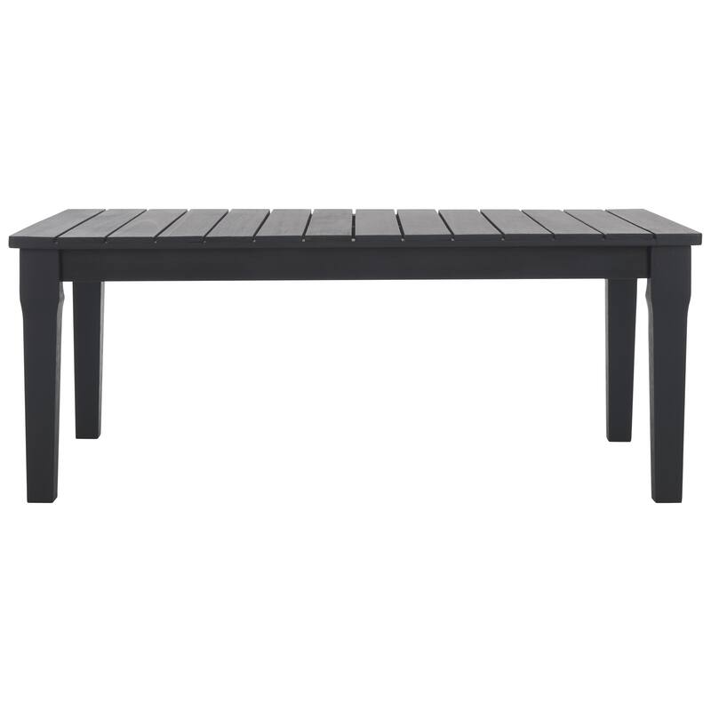 SAFAVIEH Couture Kathern Wood Patio Coffee Table. - 47.4" x 26.4" x 18.5" - 47"W x 26"D x 19"H