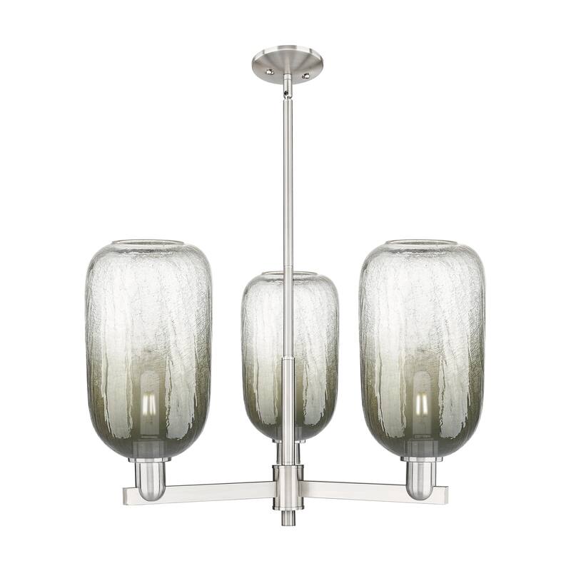 Innovations Lighting Downtown Urban - Brookhaven Cloche - 3 Light 18" Stem Hung Chandelier