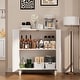 preview thumbnail 39 of 45, COSIEST Solid Wood Buffet and Sideboard Storage Cabinet