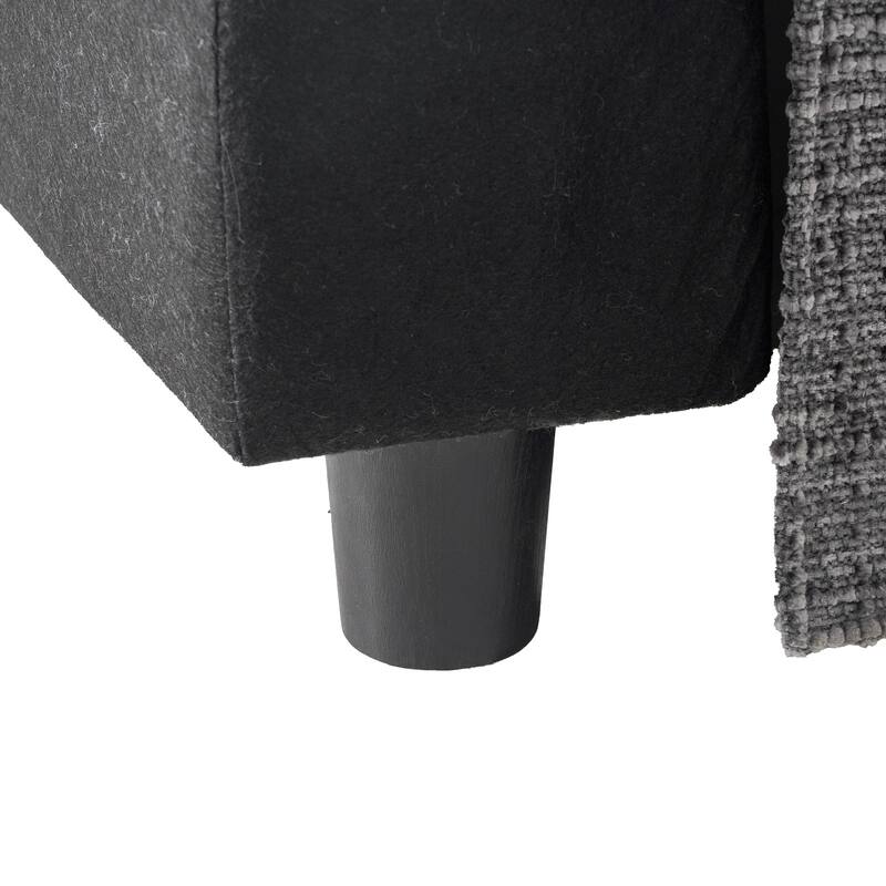 Chenille Sofa Bed with Extra-Deep Seat by Harper&Bright Designs