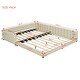 preview thumbnail 3 of 22, Queen Size & Twin XL Size Upholstered Platform Bed,Mother & Child Bed