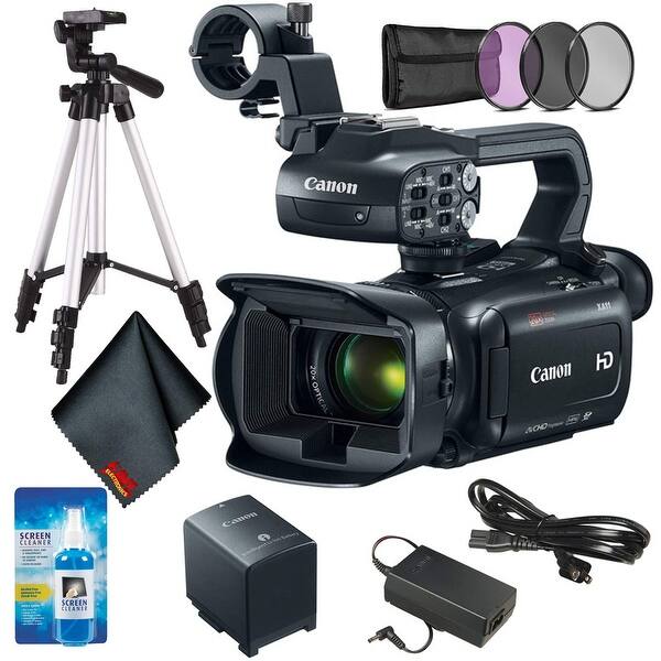 Canon Xa11 Compact Full Hd Camcorder Bundle W Tripod Black