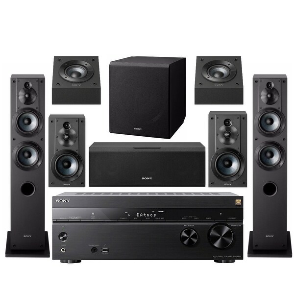 surround sound receiver and speakers