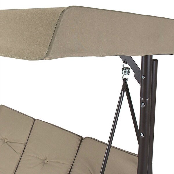Hampton bay 3 store person swing replacement canopy