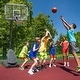 preview thumbnail 1 of 14, Outdoor Adjustable Basketball Hoop 7.5-10ft with 44 Inch Backboard, Portable Goal System with Wheels - 44'' L x 28'' W x 6” H Black-Grey