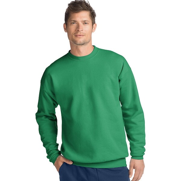 hanes forest green sweatshirt