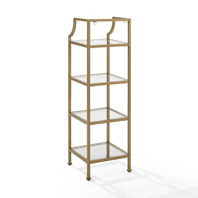 Crosley Aimee Short Etagere - 12.5"W x 12.5"D x 40"H