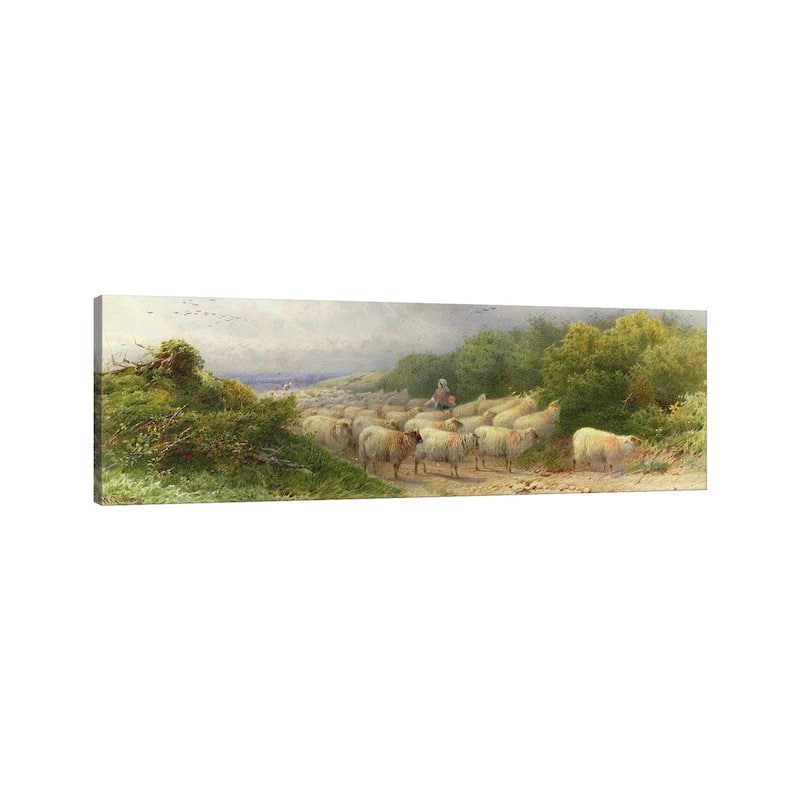 iCanvas "Sheep on the Downs" by William W. Gosling Canvas Print