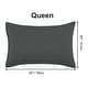 preview thumbnail 30 of 46, 2 Pcs Zippered Pillowcases, Brushed Microfiber Pillow Case Cover Queen(20"x30") - Grey