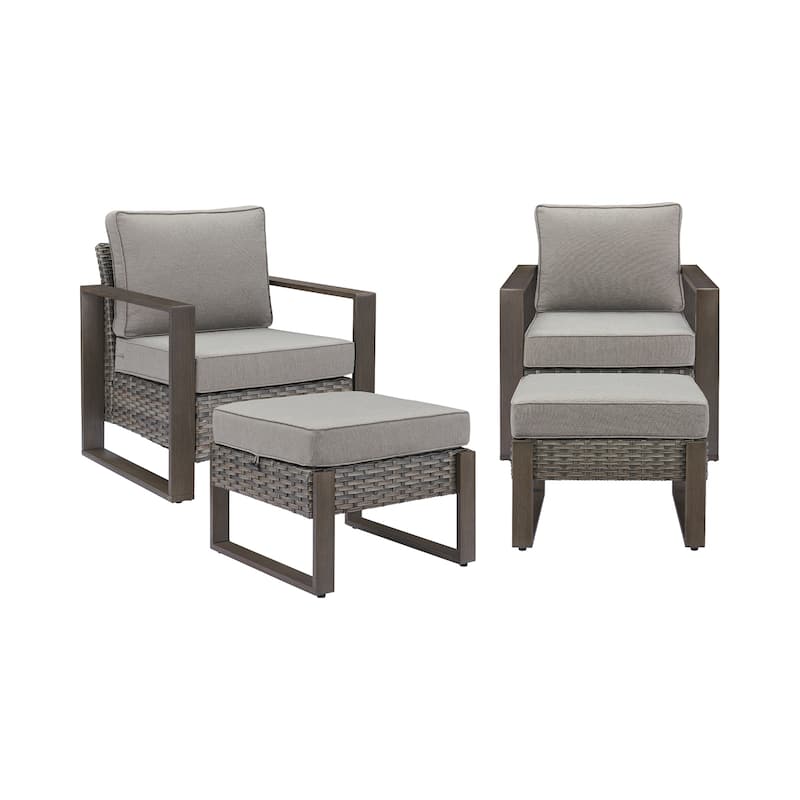 Pocassy Outdoor Patio Chairs Set for Garden Yards