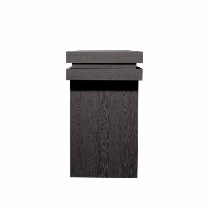 Extra Wide Real Wood Veneered Console Table for Minimalist Living Room Entryway or Hallway Decor