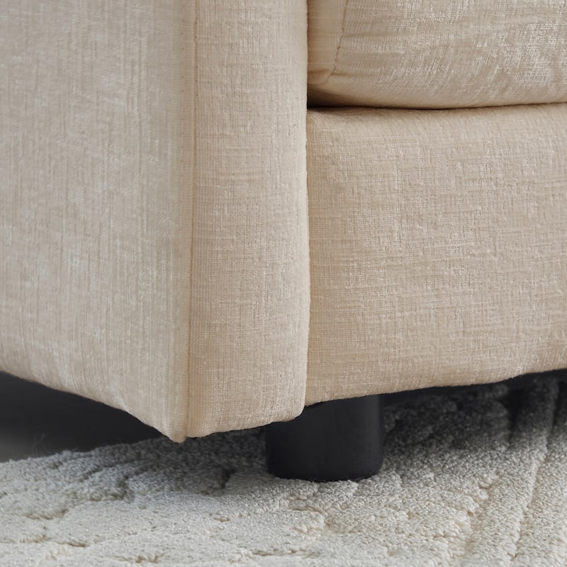 Combination Modular Chenille 4 Seat Sofa Couch for Living Room