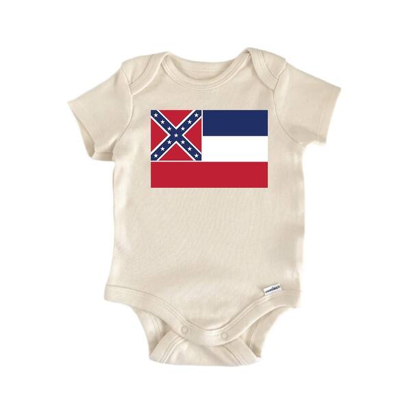 slide 2 of 6, Mississippi - Baby Boy Girl Clothes Infant Bodysuit Funny Cute Blue - 0-3M