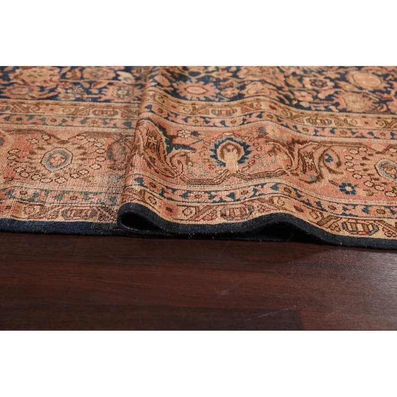 Pre-1900 Antique Malayer Persian Area Rug Handmade Large Wool Carpet - 10'4" x 16'9"