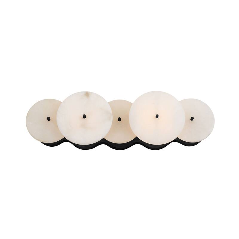 Cosmos 2-Light 20.5-Inch Real Alabaster Stone Bath Fixture