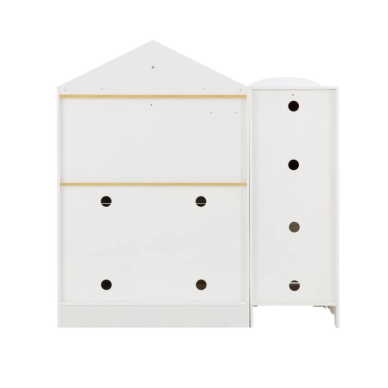 Teamson Kids Little Chef Morocco Play Kitchen & Accessories, White/Natural