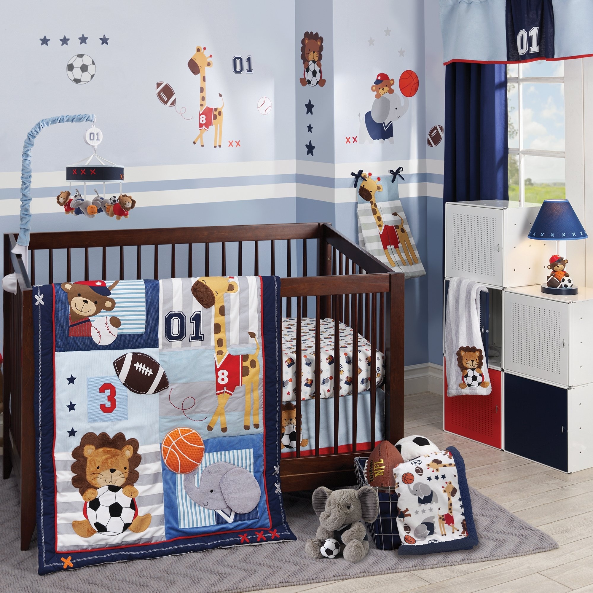 Baby boy sports crib bedding sets outlet