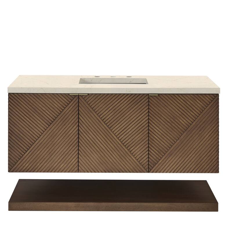 James Martin Vanities D200-V48-3EMR Marcello 48" Free Standing Vanity - Chestnut - Wood Finish