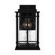 preview thumbnail 3 of 5, McAlister 1-Light Earth Black Outdoor Wall Lantern