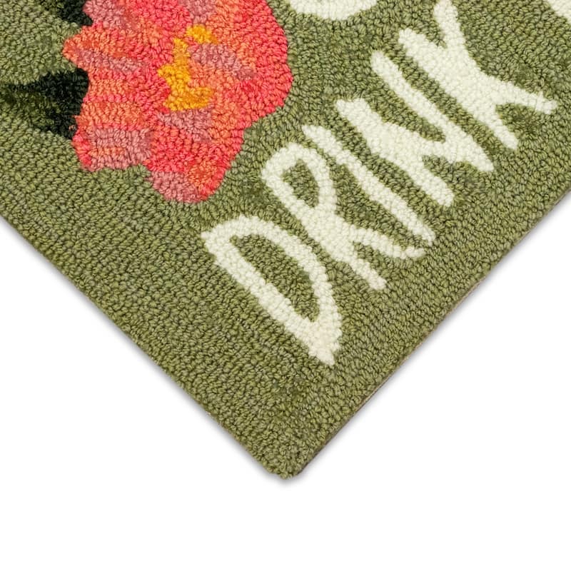 Liora Manne Frontporch Happy Drinks Indoor/Outdoor Rug