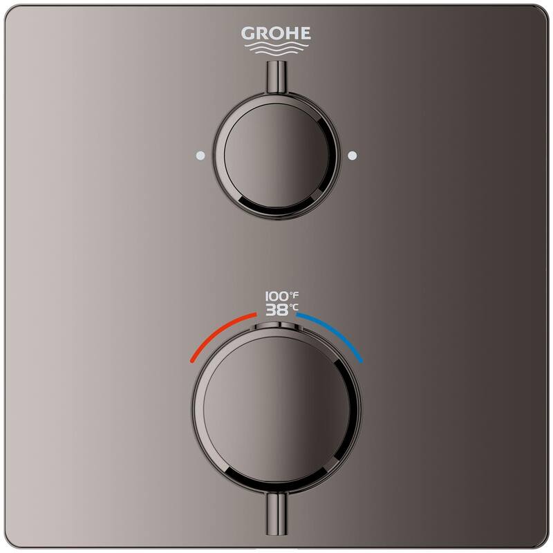 Grohe Grohtherm Dual Function Thermostatic Valve Trim Only with Double