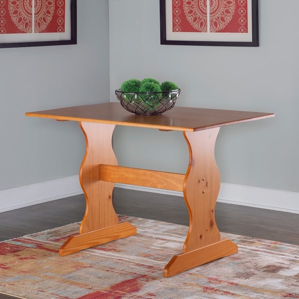 slide 1 of 6, Linon Riki Family Dining Table Light Brown