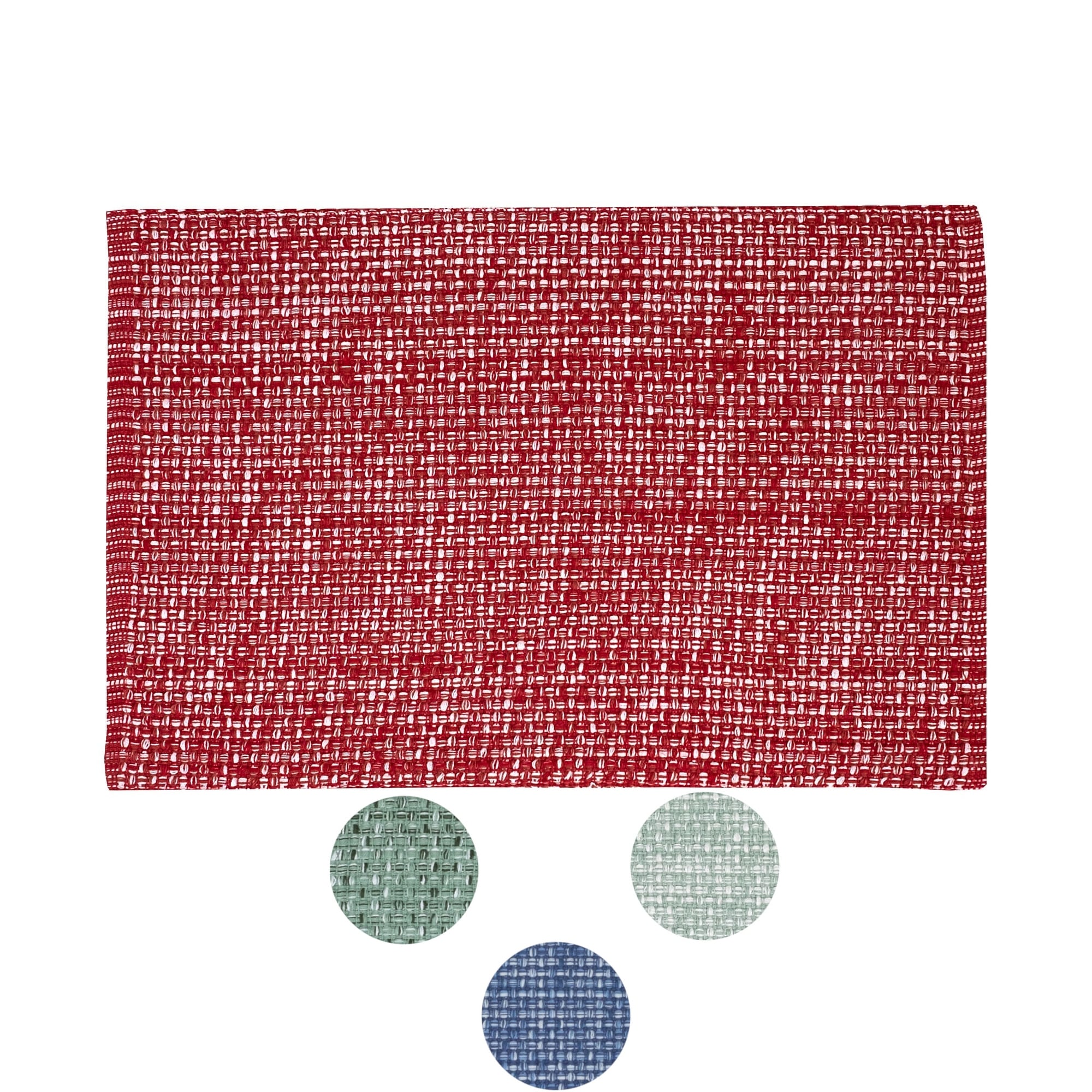 Sweet Home Collection Two Tone Cotton Woven 13x19 Placemats