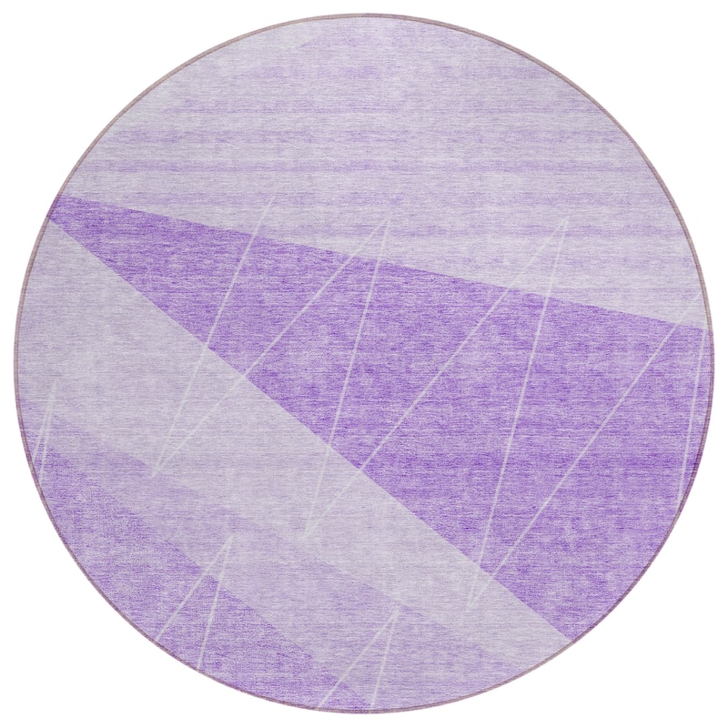 Machine Washable Indoor/ Outdoor Chantille Modern Prism Rug