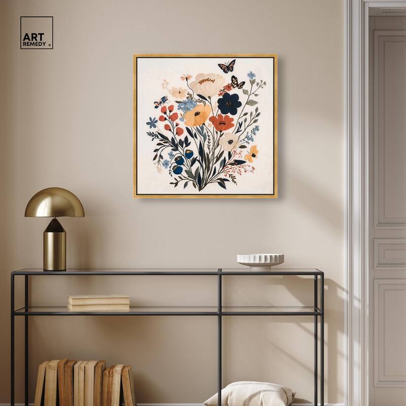 Garden of Threads I Canvas by Art Remedy