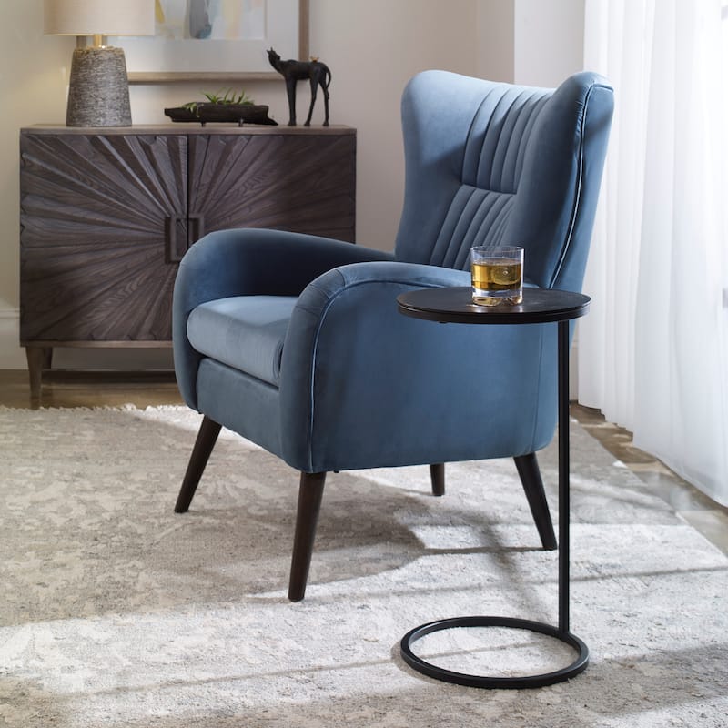 Uttermost Brunei Antique Bronze Round Accent Table