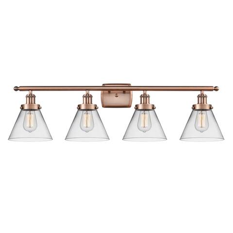 Innovations Lighting Ballston Urban Cone - 4 Light 38" Bath Vanity Light