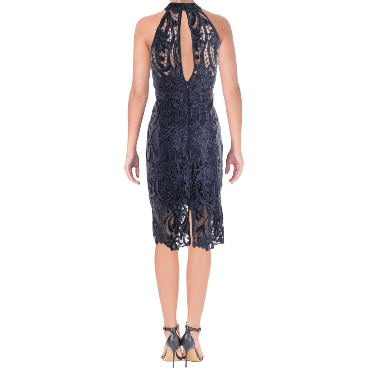 Isa lace halter shop dress