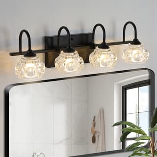 Retro 4-Light Bathroom Vanity Light Fixture