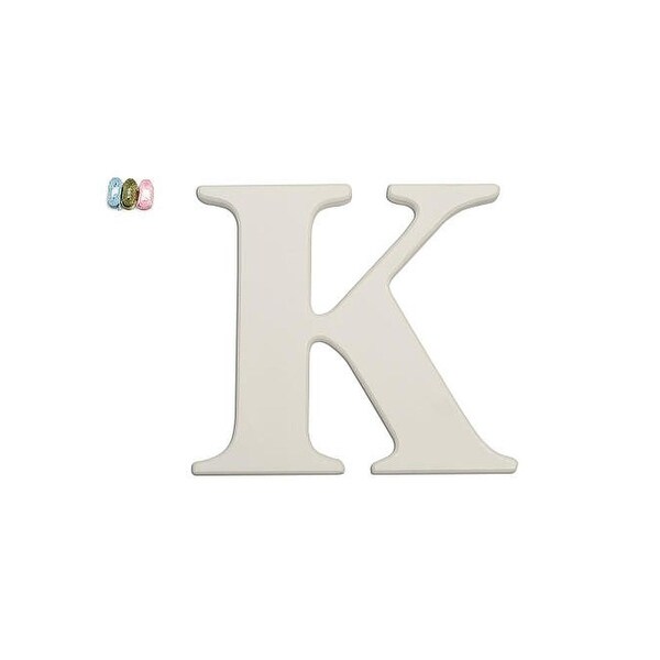 Babies"R"Us K Letter Wall Decor Wooden Personalizable