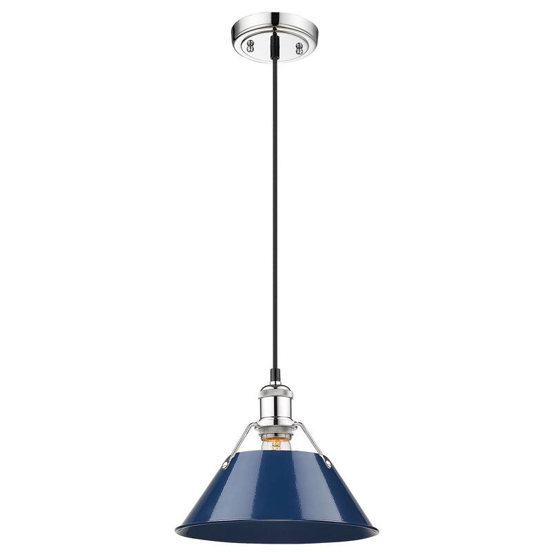 Golden Lighting 3306-M CH Orwell 10" Wide Mini Pendant