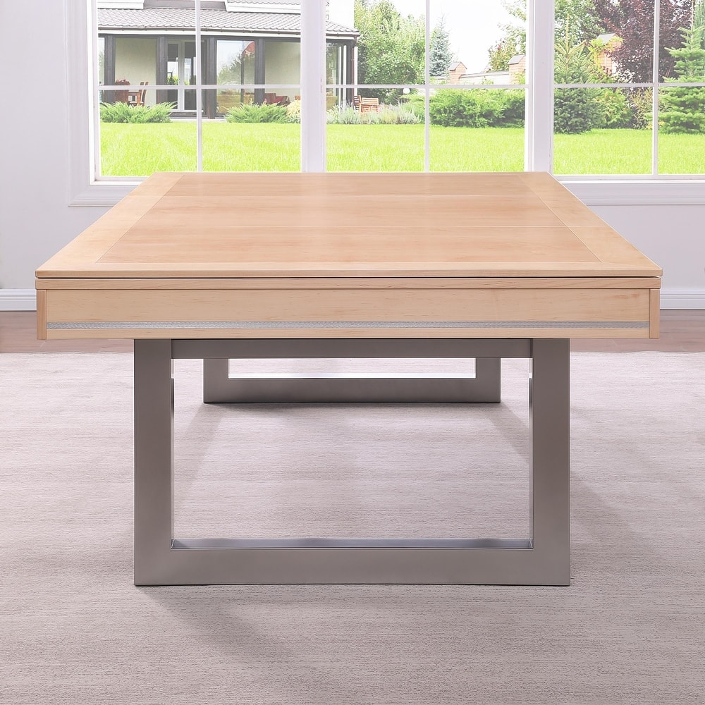 Maple Harmony 8ft Billiard Slate Pool Table with Dining Top