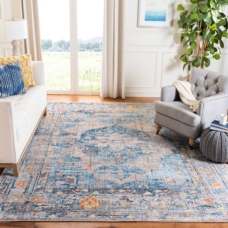 ✦Vintage rug✦ 133×85cm ブルガリア産　ナチュラルラグ SAFAVIEH Bristol Akari Vintage Oriental Polyester Rug - Bed Bath