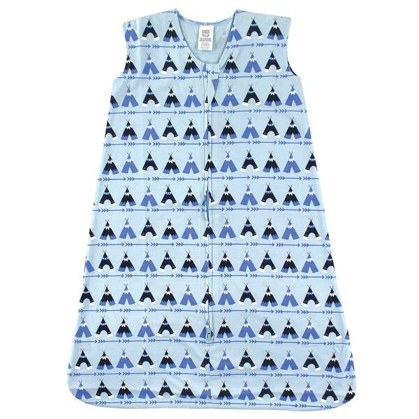 slide 1 of 1, Luvable Friends Baby Boy Sleeveless Jersey Cotton Sleeping Bag, Sack, Blanket, Tepee Jersey 0-6 Months - Tepee Jersey