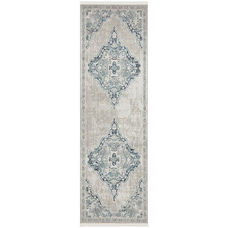 Nourison Geneva Traditional Bordered Area Rug.